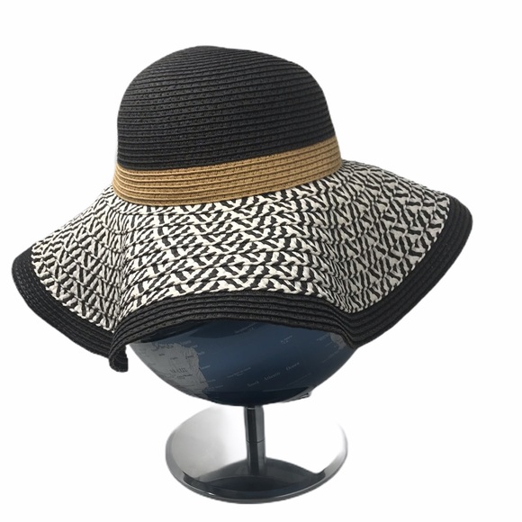 Target Accessories - Floppy Sun Hat Dark Gray, Tan, White by Target